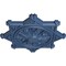 Ekena Millwork Antilles Ceiling Medallion (Fits Canopies up to 6"), Hand-Painted Americana, 38 1/4"OD x 1 1/2"P CM38ANAMF - alternate 3